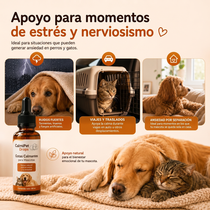 Gotas Antiestrés para Mascotas